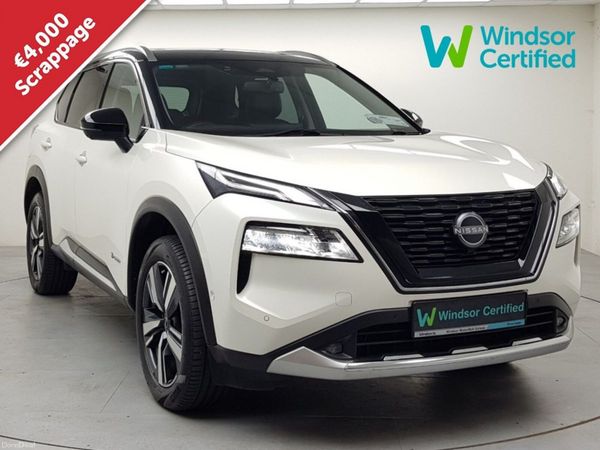 Nissan X-Trail SUV, Petrol Hybrid, 2023, White