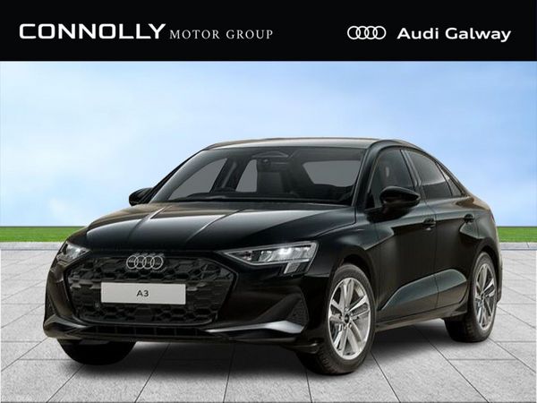 Audi A3 Saloon, Petrol, 2027, Black