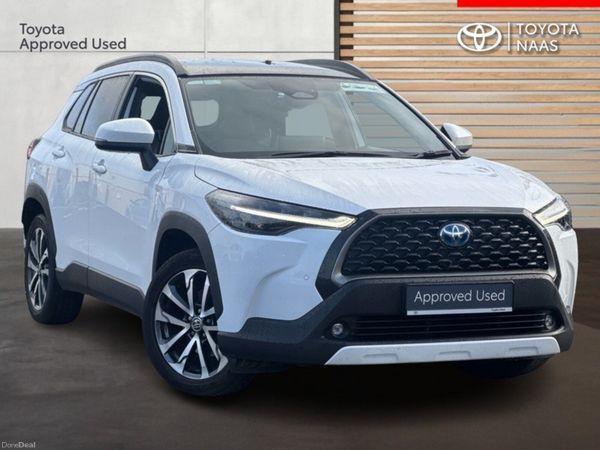 Toyota Corolla Cross SUV, Petrol Hybrid, 2023, White