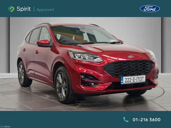 Ford Kuga SUV, Petrol Hybrid, 2022, Red