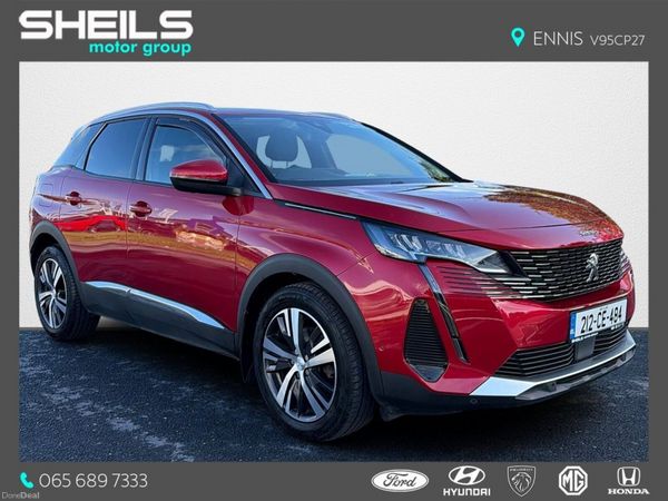Peugeot 3008 MPV, Petrol, 2021, Red