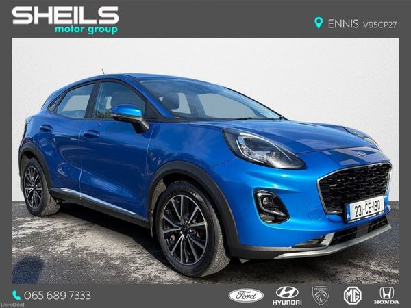 Ford Puma MPV, Petrol Hybrid, 2023, Blue
