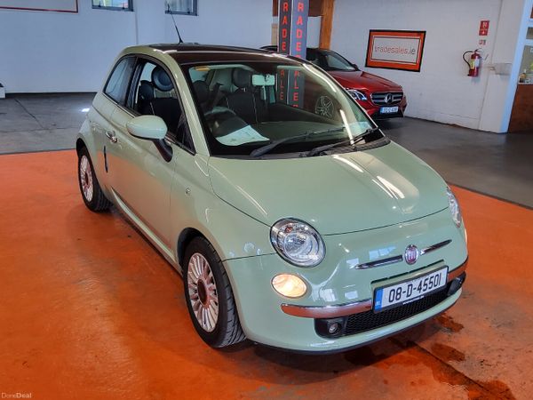 Fiat 500 Hatchback, Petrol, 2008, Green