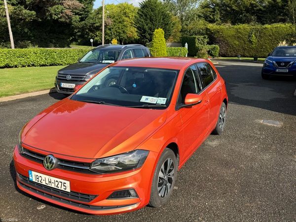 Volkswagen Polo Hatchback, Petrol, 2018, Orange