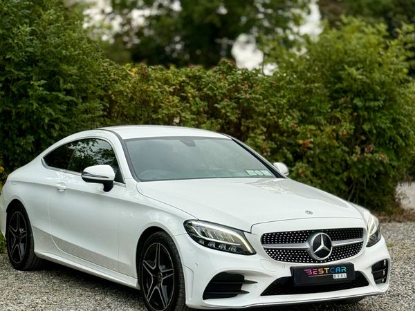 Mercedes-Benz C-Class Coupe, Petrol, 2019, White
