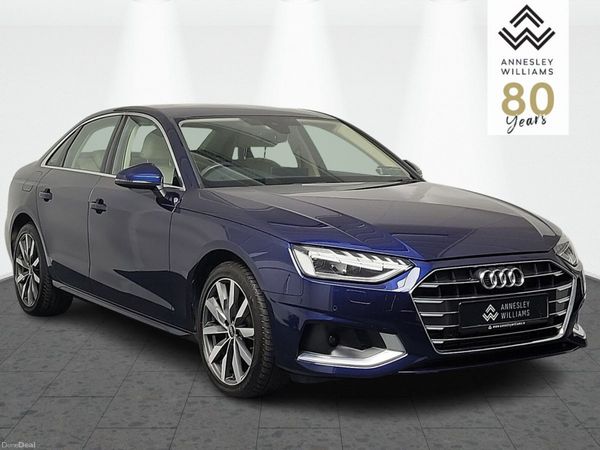 Audi A4 Saloon, Petrol, 2023, Blue