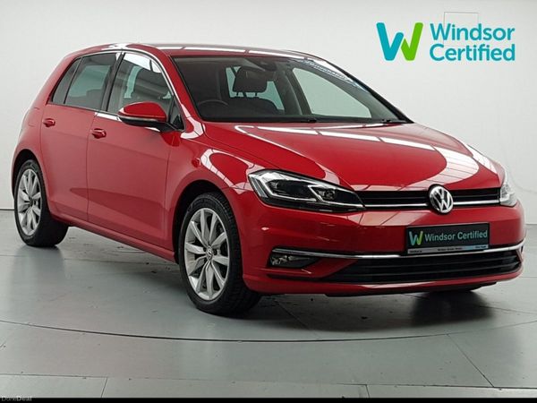 Volkswagen Golf Hatchback, Petrol, 2019, Red
