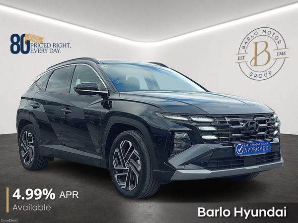 Hyundai Tucson SUV, Petrol Plug-in Hybrid, 2025, Black