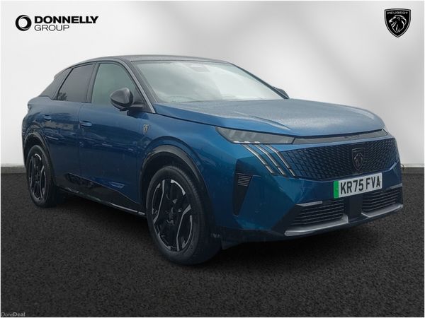 Peugeot 3008 SUV, Electric, 2025, Blue