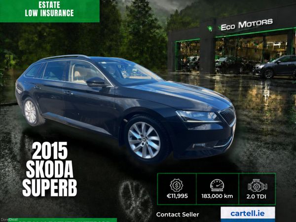 Skoda Superb Estate, Diesel, 2015, Black