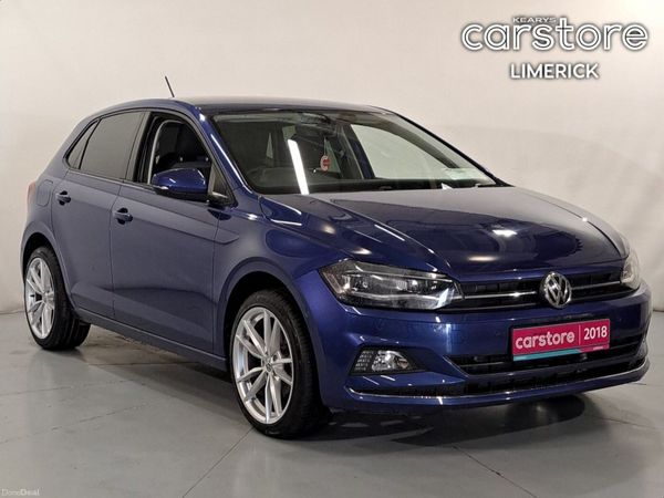 Volkswagen Polo Hatchback, Petrol, 2018, Blue