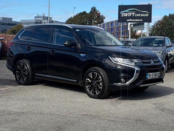 Mitsubishi Outlander SUV, Petrol Plug-in Hybrid, 2016, Black