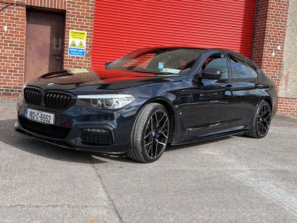 BMW 5-Series Saloon, Petrol Plug-in Hybrid, 2018, Black