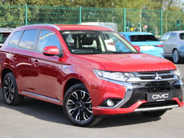 Mitsubishi Outlander SUV, Petrol Plug-in Hybrid, 2018, Red