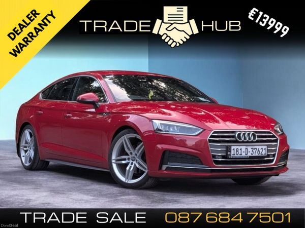 Audi A5 Hatchback, Diesel, 2018, Red