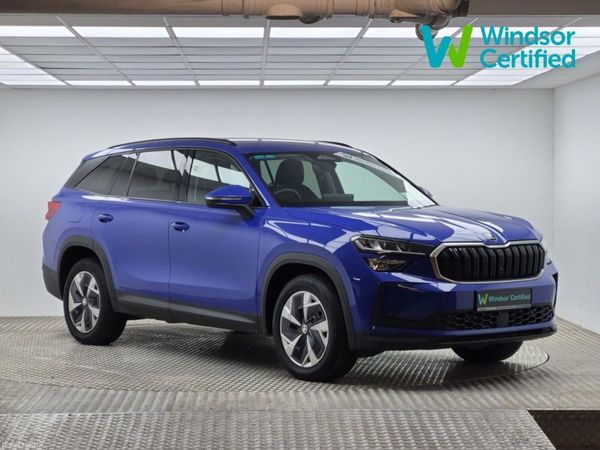 Skoda Kodiaq SUV, Petrol Plug-in Hybrid, 2025, Blue