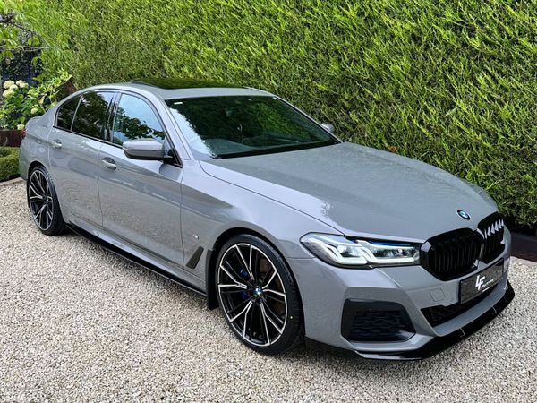 BMW 5-Series Saloon, Diesel Hybrid, 2021, Grey