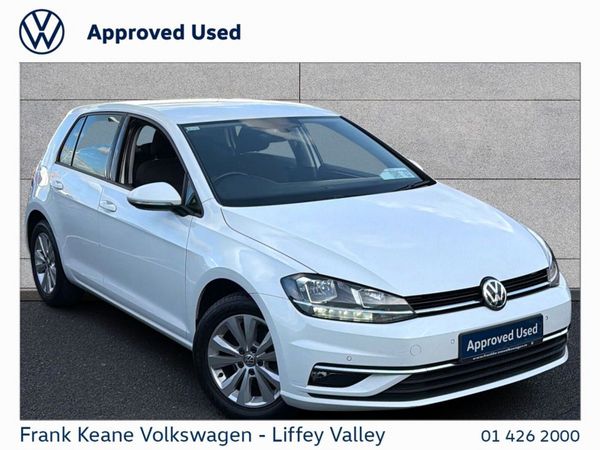 Volkswagen Golf Hatchback, Petrol, 2018, White