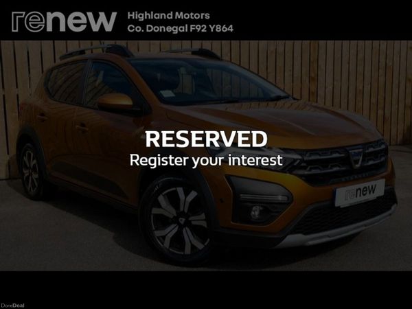 Dacia Sandero Stepway Hatchback, Petrol, 2022, Orange