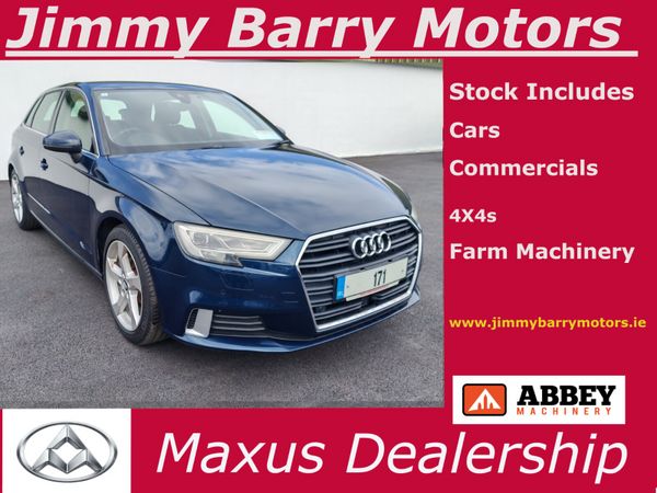Audi A3 Hatchback, Petrol, 2017, Blue