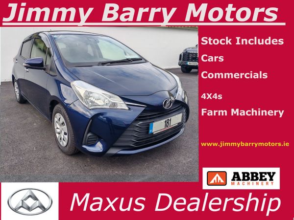 Toyota Vitz Hatchback, Petrol, 2018, Blue