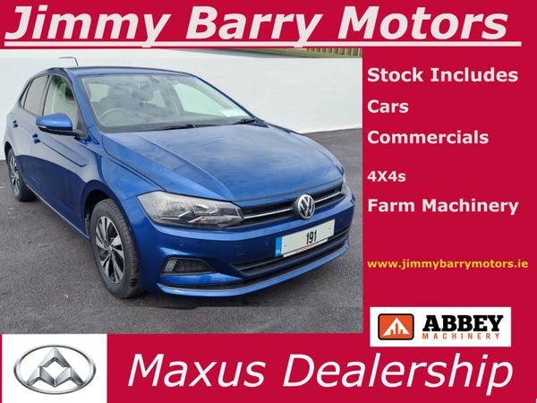 Volkswagen Polo Hatchback, Petrol, 2019, Blue