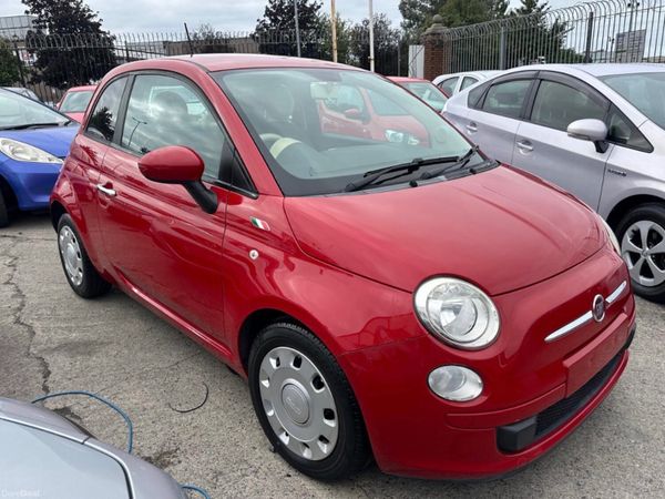 Fiat 500 Hatchback, Petrol, 2015, Red