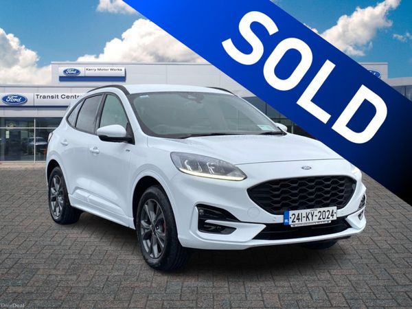 Ford Kuga SUV, Petrol Plug-in Hybrid, 2024, White