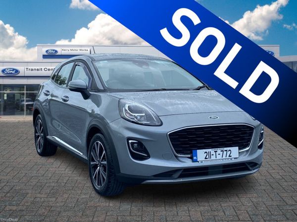 Ford Puma MPV, Petrol Hybrid, 2021, Grey