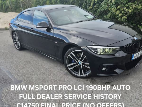 BMW 4-Series Saloon, Diesel, 2017, Black
