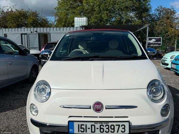 Fiat 500 Hatchback, Petrol, 2015, White