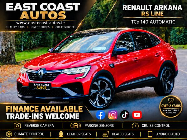Renault Arkana Hatchback, Petrol, 2023, Red