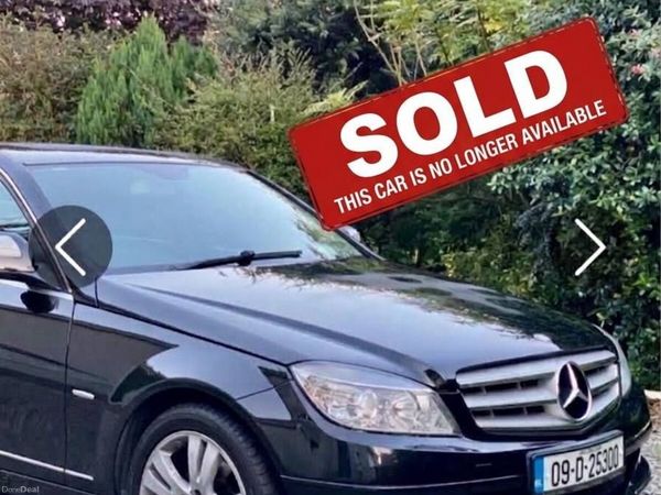 Mercedes-Benz C-Class Saloon, Petrol, 2009, Black