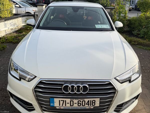 Audi A4 Saloon, Petrol, 2017, White