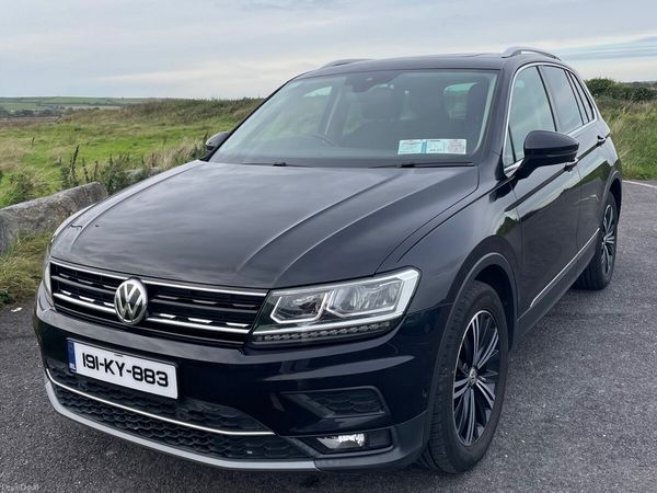 Volkswagen Tiguan SUV, Diesel, 2019, Black