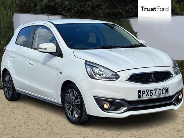 Mitsubishi Mirage Hatchback, Petrol, 2017, White