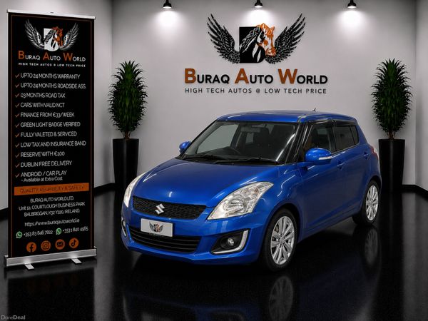 Suzuki Swift Hatchback, Petrol, 2014, Blue
