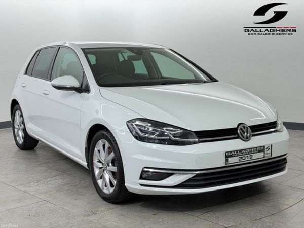 Volkswagen Golf Hatchback, Petrol, 2019, White