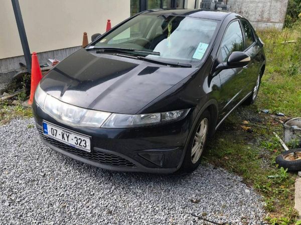 Honda Civic Hatchback, Petrol, 2007, Black