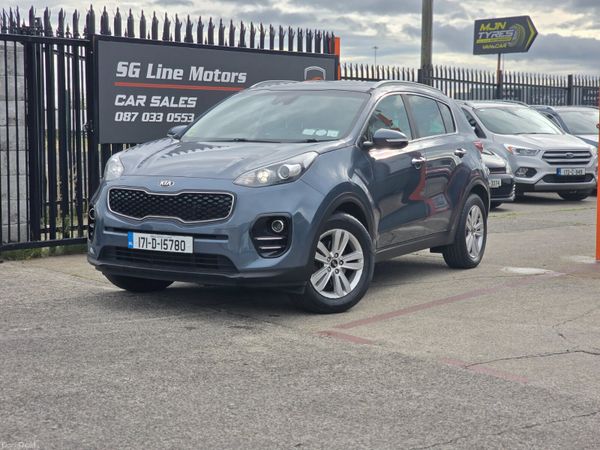 Kia Sportage SUV, Diesel, 2017, Blue