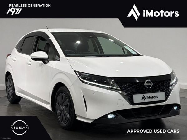 Nissan Note Hatchback, Petrol Hybrid, 2021, White