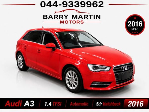 Audi A3 Hatchback, Petrol, 2016, Red