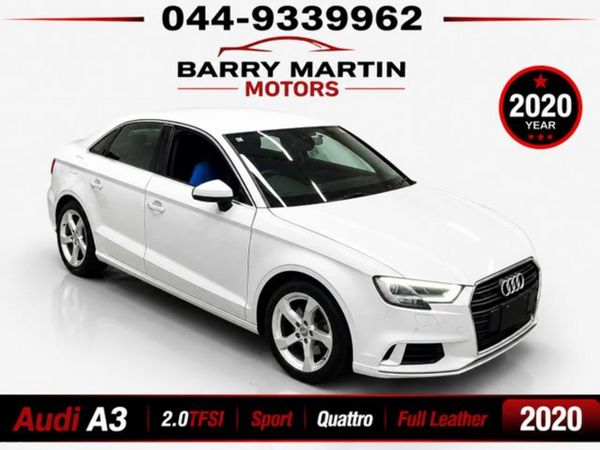 Audi A3 Saloon, Petrol, 2020, White