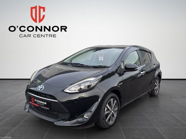 Toyota Aqua Hatchback, Petrol Hybrid, 2019, Black