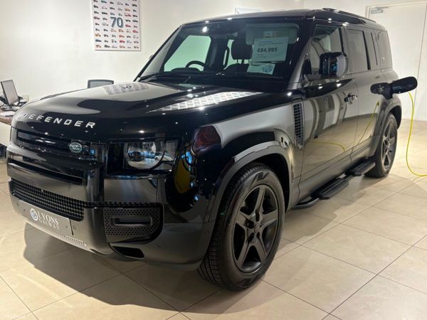 Land Rover Defender SUV, Petrol Plug-in Hybrid, 2024, Black