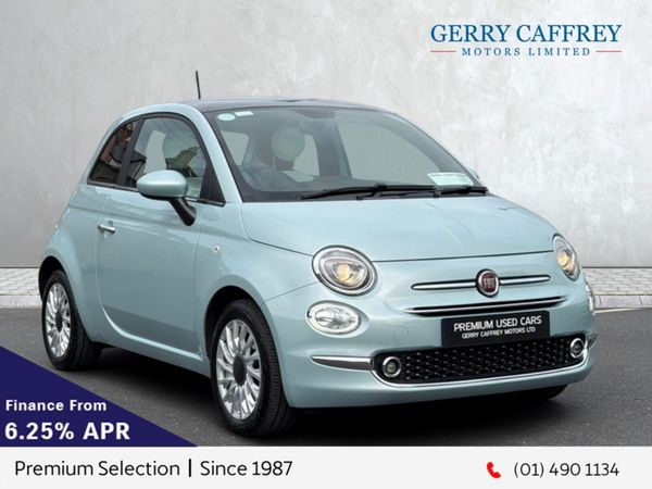 Fiat 500 Hatchback, Petrol Hybrid, 2024, Green