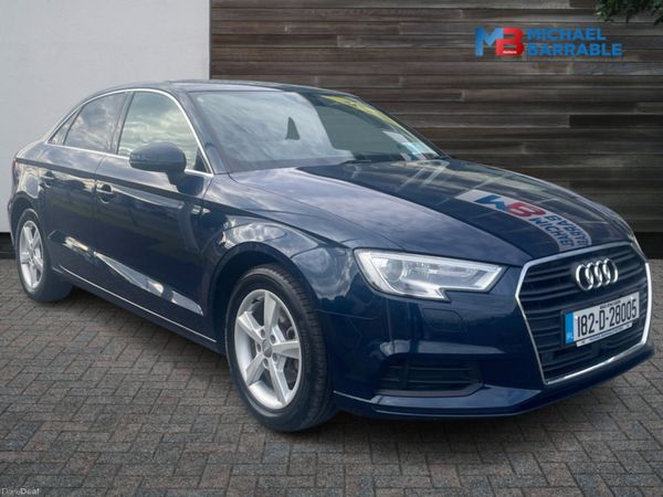 Audi A3 Saloon, Petrol, 2018, Black