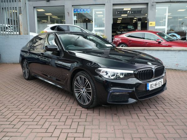 BMW 5-Series Saloon, Petrol Plug-in Hybrid, 2018, Black