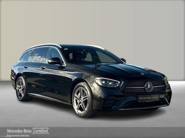 Mercedes-Benz E-Class Estate, Diesel Plug-in Hybrid, 2023, Black