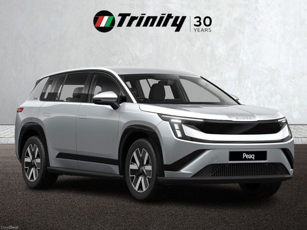Skoda Peaq SUV, Electric, 2027, Silver